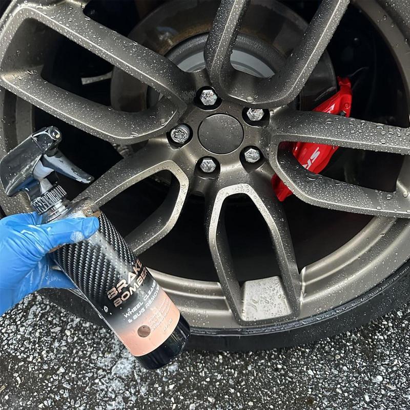 Agente de limpeza de rodas do carro, Spray limpo do pneu, Jantes eficazes, Removedor de ferrugem, Restauração Detalhada do Carro, 500ml