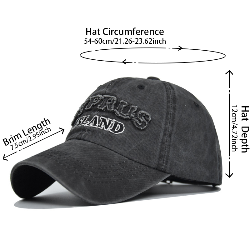 Topi bisbol usang dicuci katun topi bordir topi matahari dapat diatur topi olahraga luar ruangan klasik topi Snapback uniseks