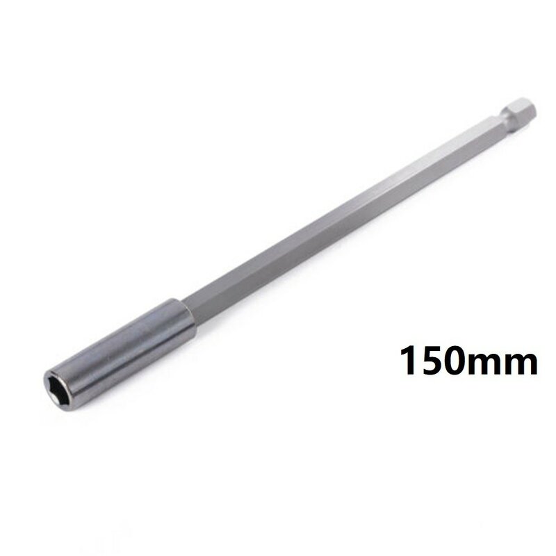 New Extension Connecting Rod Drill Driver Extension Length 150mm Holder Hex Extension Magnetic Bit 150mm 45# Steel