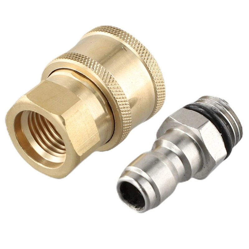 1/4 Male M22/14 Female Connector Accessories Parts Plug Quick Release Replacement Spare Adapter Stainless Steel