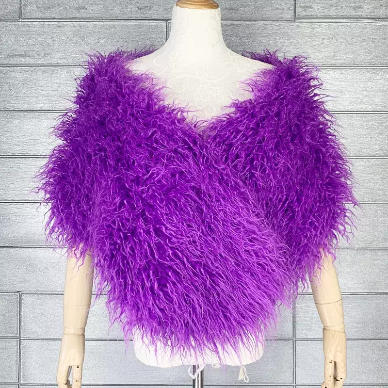 Women Coat Sleeveless Faux Fur Vest Wasitcoat Loose Casual Fashion Fur Solid Color Covered Button High Street 2023 Autumn Jacket
