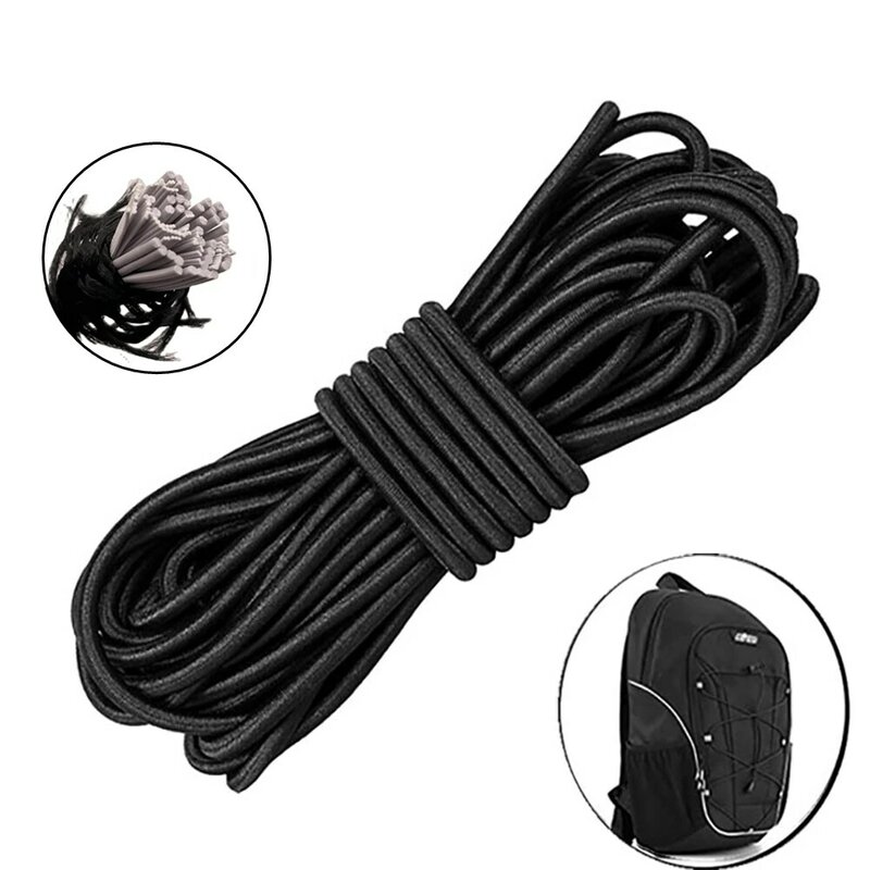 Strong Elastic Rope Cord Bungee Shock Cord Stretch String for DIY Jewelry Making Outdoor Project Tents Kayak Boat Bag Luggage