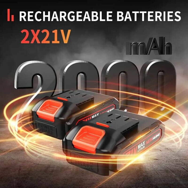 Mini tronçonneuse électrique sans fil, kit de tronçonneuse portable à une main, batterie aste de 21V, 6 po, mise à niveau
