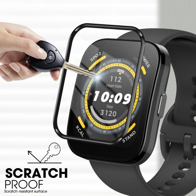For Amazfit Bip 5 Screen Protector Curved Film for Amazfit Bip5 Smartwatch Smart Watch Anti-scratch Protective Cover Not Glass