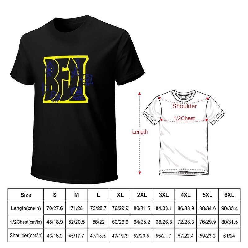 Jacknjelify-BFDI BADGE 티셔츠, 빈 여름 상의, 스포츠 팬 애니메이션 의류, 남성용 헤비웨이트 티셔츠