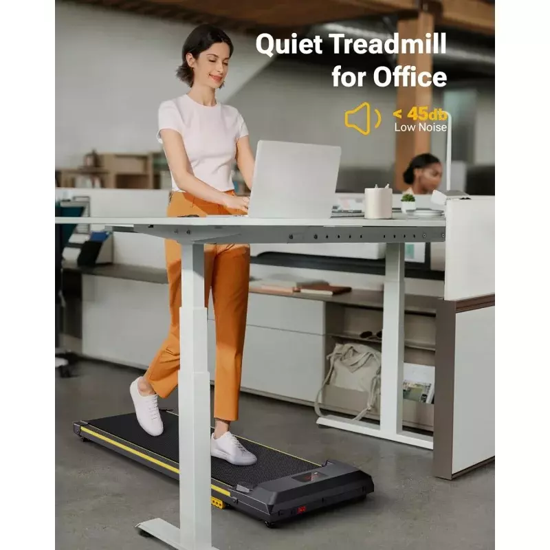 UREVO-Under Desk Treadmill com controle remoto, Walking Pad, casa portátil e escritório esteira, LED Dis