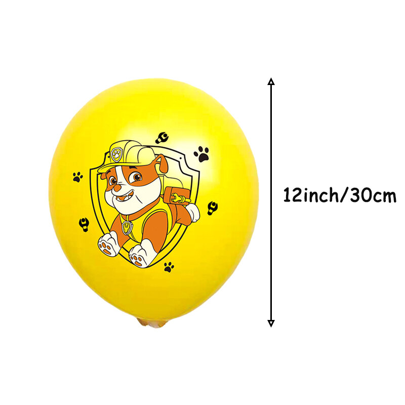 10Pcs Paw Patrol Latex Balloon Set Party Supplies Boy GirlBirthday Party Baby Shower Party Decorations Kid Toys Classic Toys