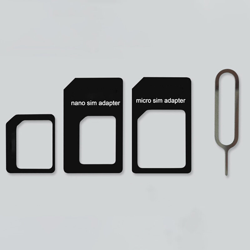 Kit d'adaptateur de carte de micro caractéristiques, connecteur de carte de téléphone portable, broche de carte, ensemble de support de numéro de smartphone universel