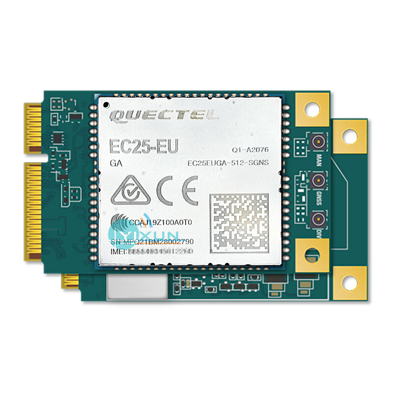 Модуль Quectel EC25 EC25-EU Mini Pcie B1/B3/B7/B8/B20/B28A/B38/B40/B41 4G FDD-LTE/TDD-LTD CAT4 для EMEA Корея Таиланд