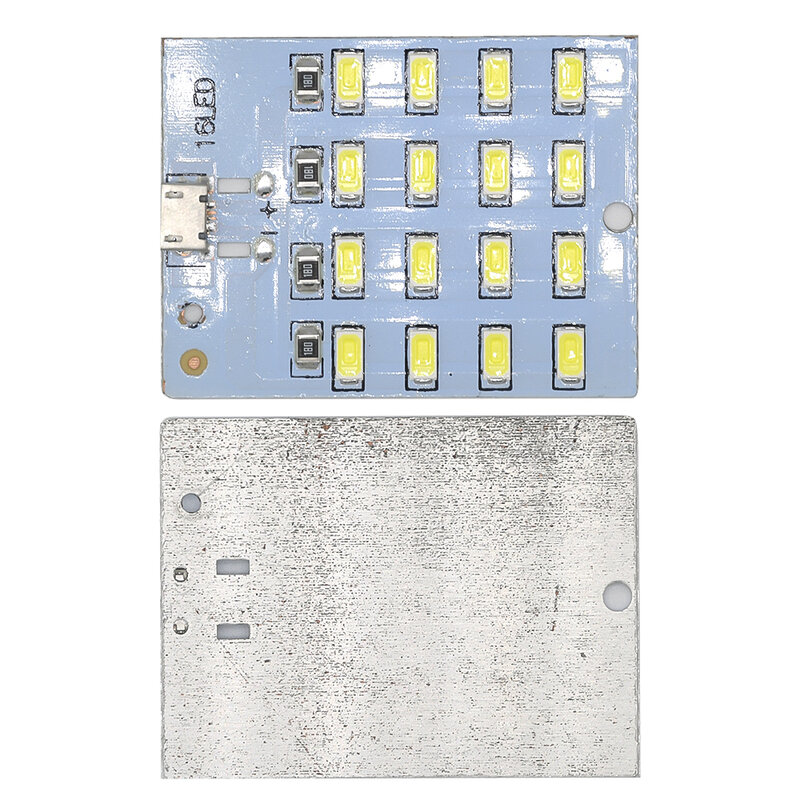 Panel de luz LED 5730 smd, 5V ~ 470mA, blanco, USB, Micro LED, luz nocturna de emergencia, 8/12/16/20 piezas, tablero de luz móvil