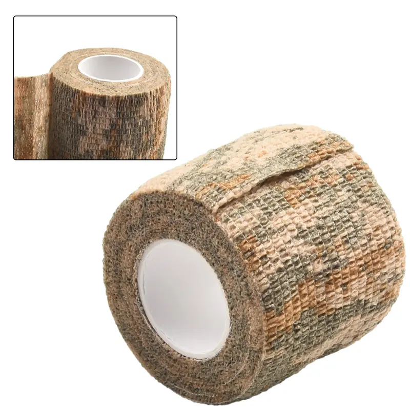 Camo Form Reusable Self Cling Camo Hunting Rifle Fabric Tape Wrap Camouflage Invisible Tape Outdoor Accessories