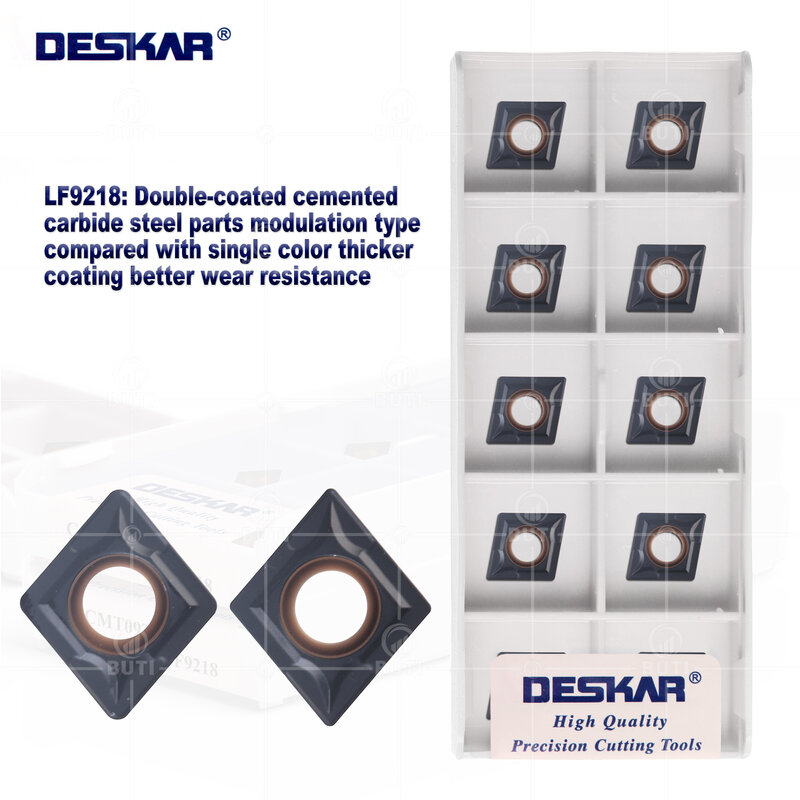 Deskar-超硬旋削工具,100% オリジナル,ccmt060204/060208 ccmt09t308 lf9218,鋼用
