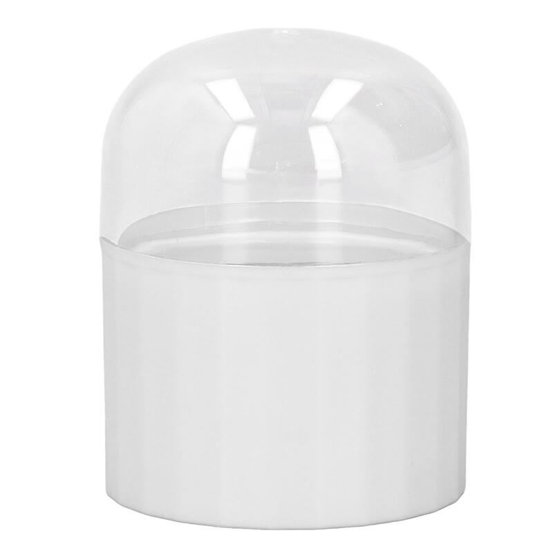 Portable Makeup Sponge Holder with Hollow Airy Bracket - White Beauty Sponge Container for necklaces 