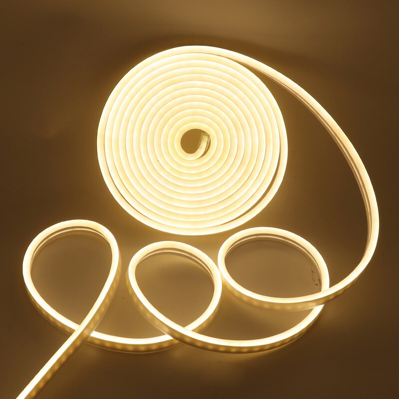 Luz de neón LED para decoración, cinta de 6x12mm con señal de neón, impermeable, Flexible, SMD2835, 120, 12V de CC