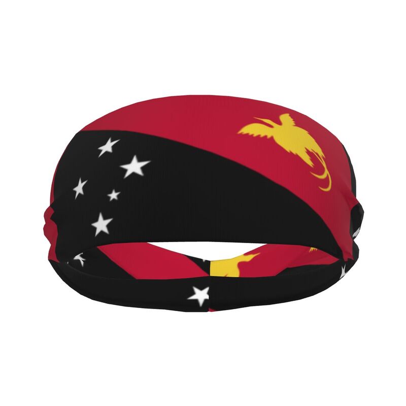 Headband Papua New Guinea Flag Headwrap Hairband for Tennis Gym Fitness Headwear Hair Accessories