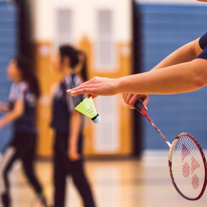 Volants de badminton légers en plastique, portables pour l'entraînement, le divertissement des enfants, la pratique, 10 pièces
