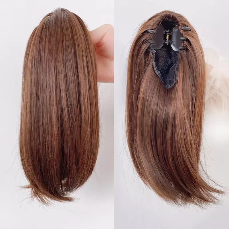 Женский парик-водопад, длинные волосы, натуральные пушистые волосы