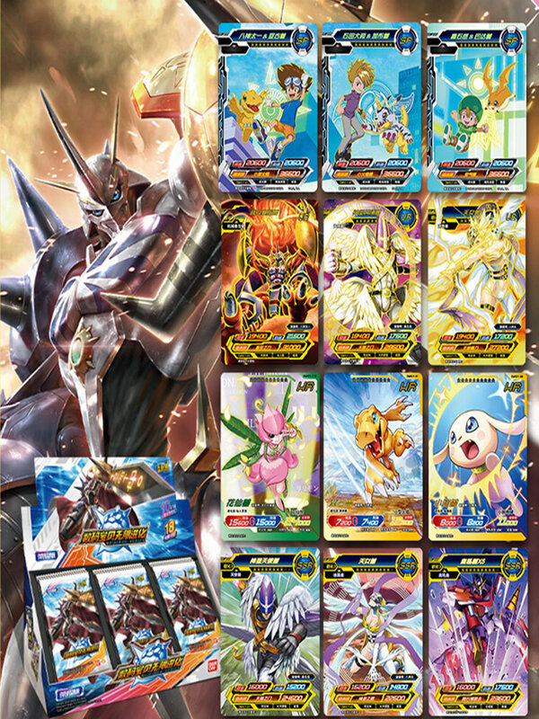 KAYOU Digimon Adventure Agumon Card, Yagami, Taichi, Ishida, Yamato, Gabumon, divertido paquete especial, tarjetas de colección, juguetes para niños, regalos