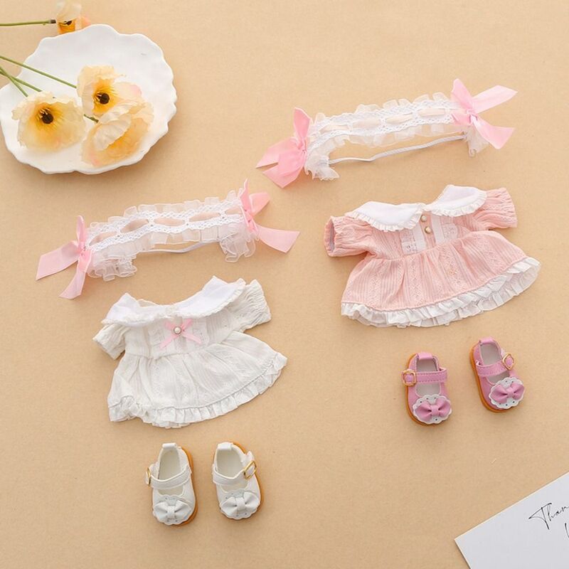 with Headband Doll Lovely Clothes Cute Accessories Princess Suspender Dress EXO Idol Dolls 20cm Cotton Doll/EXO Idol Dolls