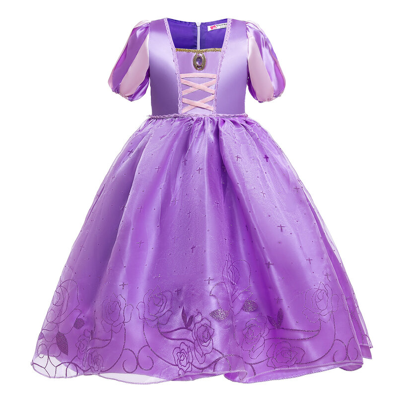 2024 neue Prinzessin Kleid Blume Kinder kleid