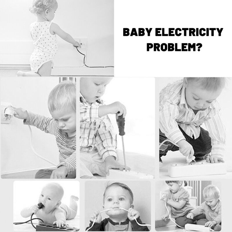 1-20 buah penutup pelindung soket keselamatan listrik penutup bayi Standar Amerika bening Safety Plug Outlet perlindungan anak perlengkapan keselamatan