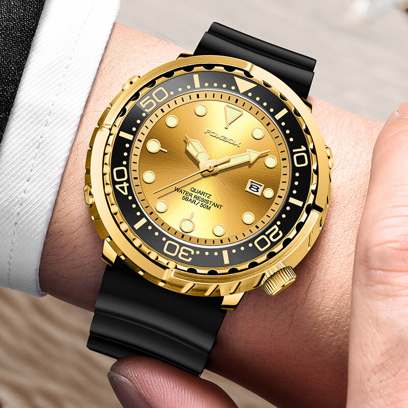 Luik 2023 Nieuwe Mode Militaire Heren Horloges Top Brand Luxe Waterdichte Automatische Datum Leger Quartz Horloges Mannen Relogio Masculino