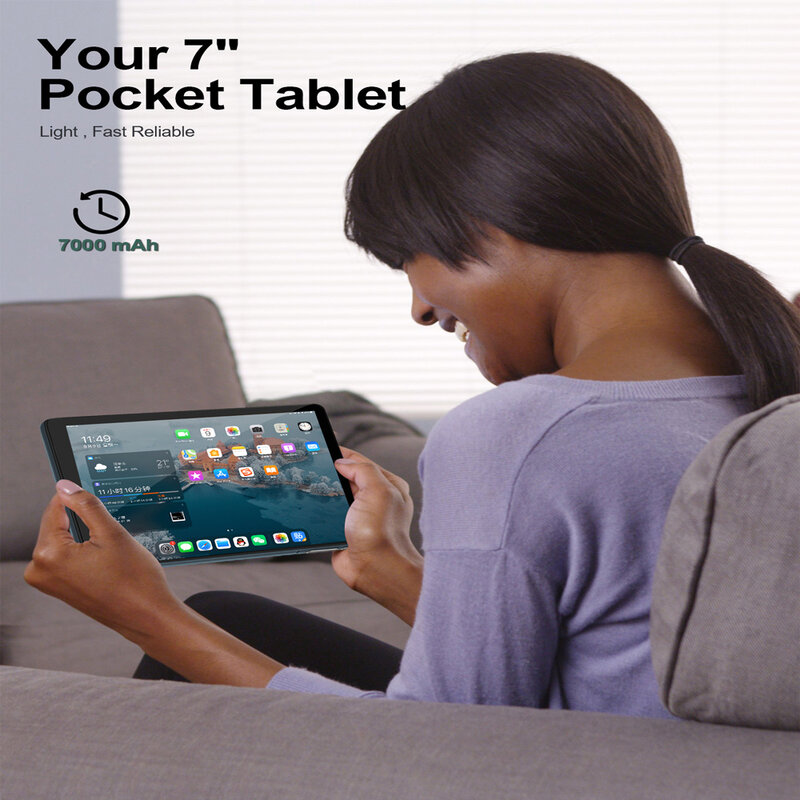 Tablet Mini 2024 inci 8.0 baru, RAM 4GB ROM 64GB Quad Core kamera ganda cocok untuk anak-anak bermain Android 9.0