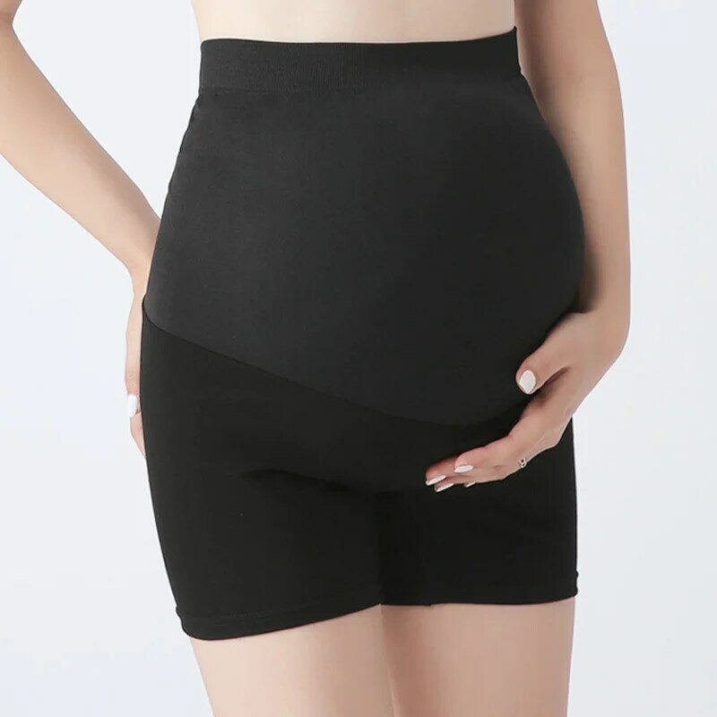 Summer Thin Cotton Maternity Short Legging Seamless High Waist Belly Underpants Clothes for Pregnant Women Hot Pregnancy Shorts