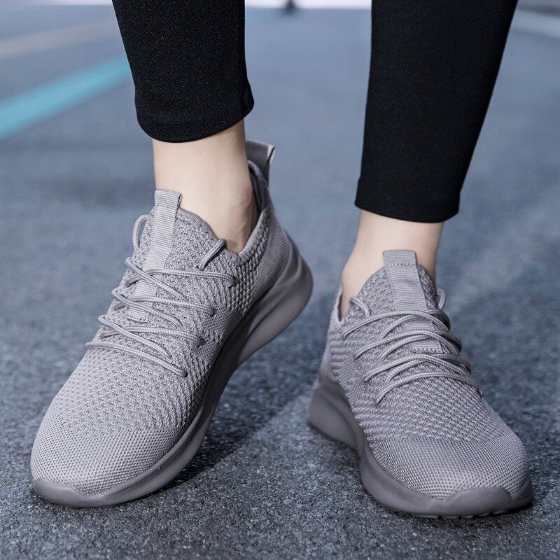 Damyuan รองเท้าผ้าใบระบายอากาศได้ดีสำหรับผู้ชาย, รองเท้าเทนนิสกีฬากลางแจ้ง2024ใหม่กันลื่นรองเท้าเทรนนิ่งสำหรับผู้ชาย