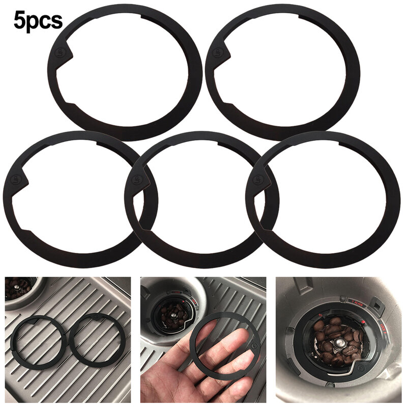 5 Pack Upper Burr Rubber Seal Compatible With  For Breville  Espresso Machine Durable And Long-Lasting High Quality Seals