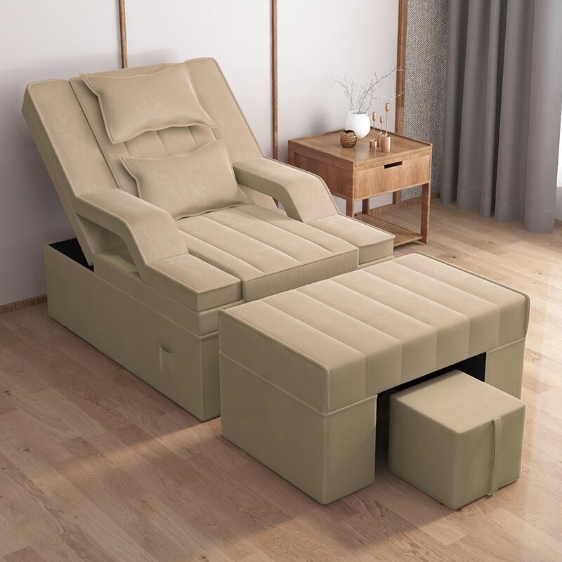 Kursi pedikur berbaring, furnitur CC khusus untuk kursi pedikur rumah fisioterapi tidur