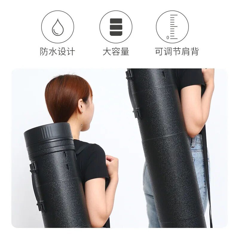 Large Leather Pattern Drawing Cylinder with An Outer Diameter of 13.5cm A Giant Telescopic Drawing Cylinder