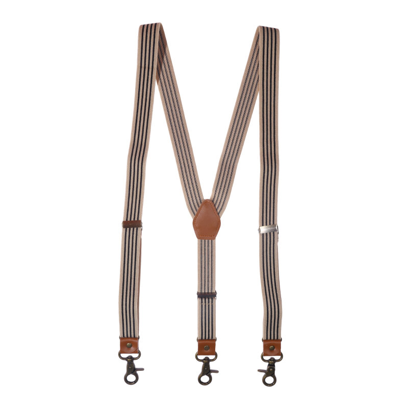 Men's Suspenders New 3 Hooks Suspenders Male For Pants Casual Trouser Suspenders Fashion Adjustable Women Braces 2023 Fashion