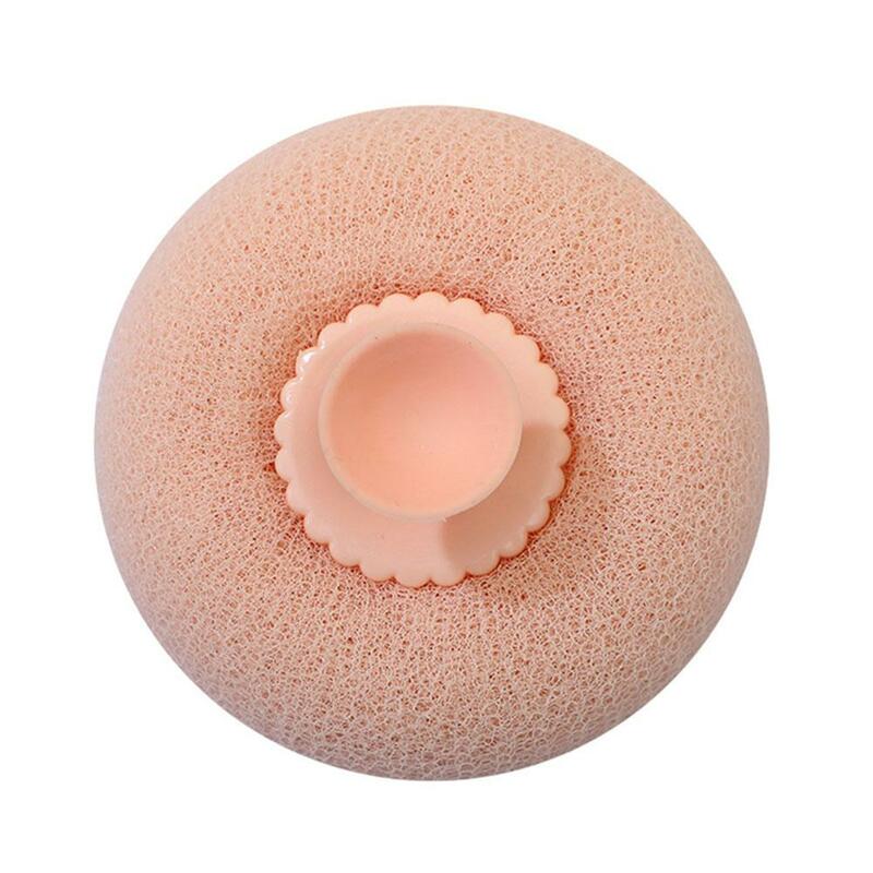 Round Sponge Balls Body Cleaning Brush Exfoliating Comfortable Skin Soft Bathroom Fluffy Reusable Dead Remove Accessories U5Q1