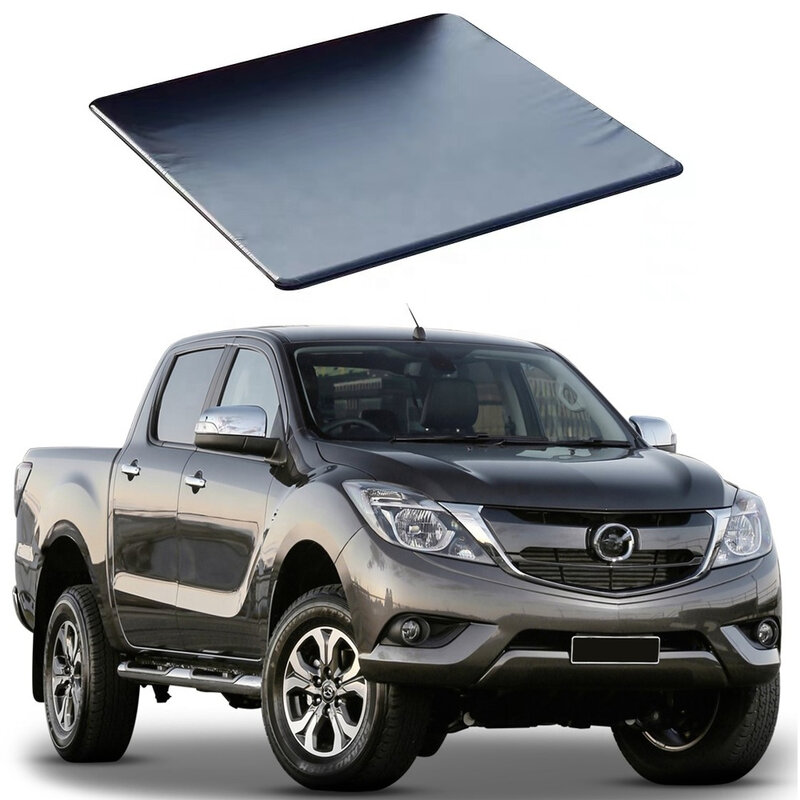 Low Profile Roll Up Tonneau Cover Soft Pick-Up Truck Cover Voor 2019 Chevy Silverado Colorado