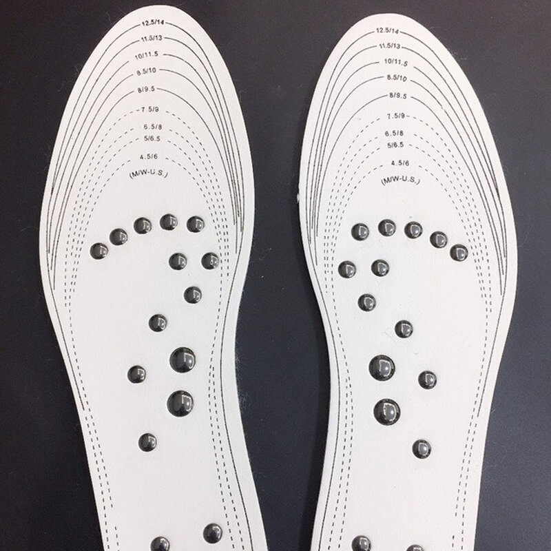 18 magnets Unisex Magnetic Therapy Massage Insoles Foot Acupressure Shoe Pads Therapy Slimming Insoles for Weight Loss
