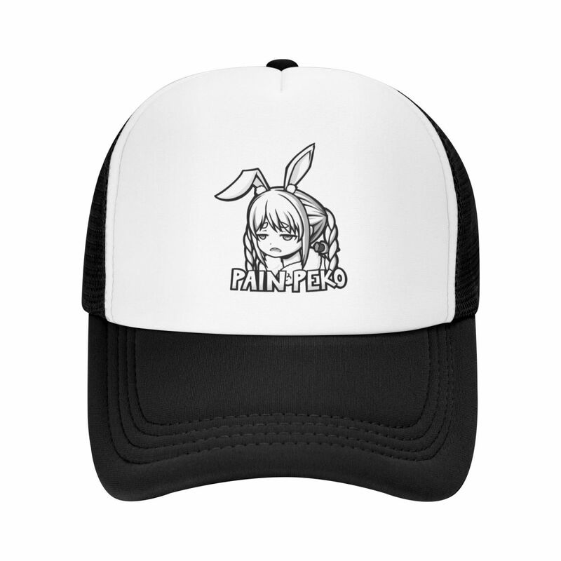 Boné de beisebol fofo masculino, Peko Usada Pekora Hat, chapéu do tamanho grande, moda anime, chapéus das meninas da praia