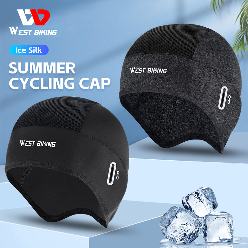 WestBiking-男性用の通気性のあるサイクリングキャップ、スポーツ帽子、抗UV、自転車、オートバイの帽子、サーマルスカルキャップ、ランニングキャップ、夏