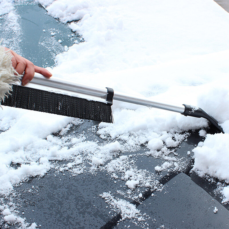 1 шт. выдвижной автомобильный скребок для льда, лопата, щетка для удаления снега, инструмент для очистки, Прямая поставка