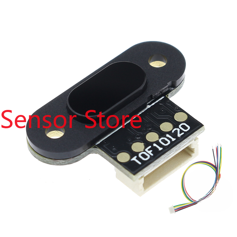 Módulo de Sensor de rango láser ToF, distancia de 5 piezas, salida TOF10120, puerto serie I2C, 3-5 V