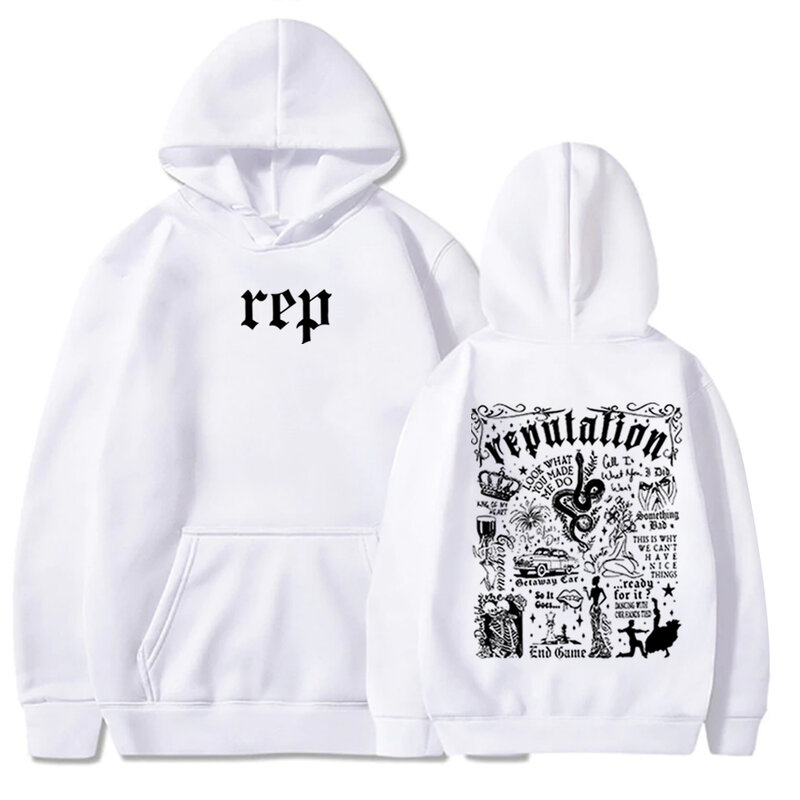 Reputation Taylor Hoodie Pop Music Hoodie Taylor Music Sweatshirt Music Lovers Gift Swift Pullover Tops Streetwear