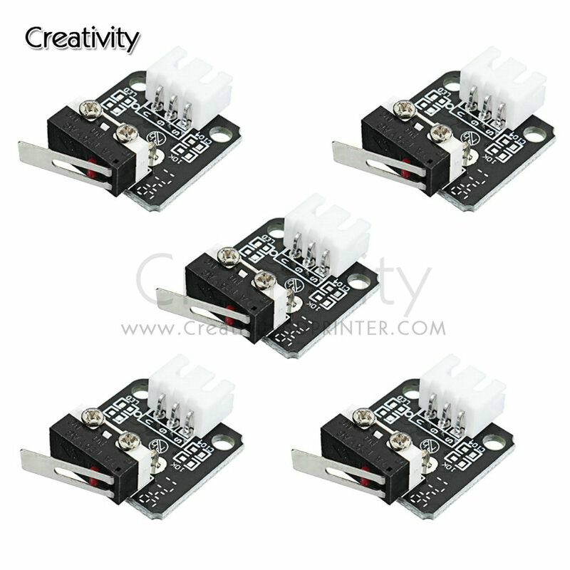 5PCS X/Y/Z Axis End Stop Limit Switch 3Pin N/O N/C Control easy to use Micro Switch For CR10 Series Ender 3 3D Printer Parts