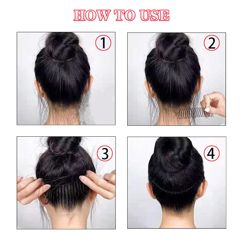 Plussign 30Cm Wavy Metal Hair Hoop Unisex Hairbands 10Cm Baking Paint Hair Clips 20Cm Broken Hair Comb 1Pcs/Lot Hair Accessories