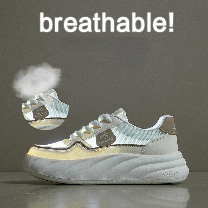 Кроссовки женские сетчатые, дышащие, удобная повседневная спортивная обувь для бега, мягкая подошва, лето 2024