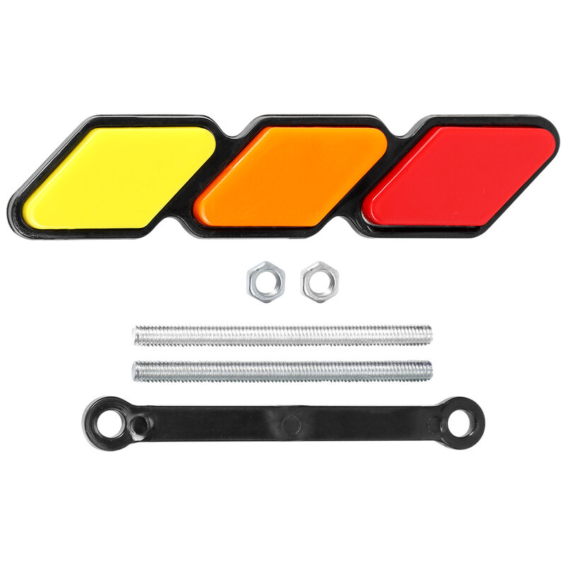 Tri-Color Grille Badge Embleem Voor Toyota Tacoma 4Runner Highlander Rav4