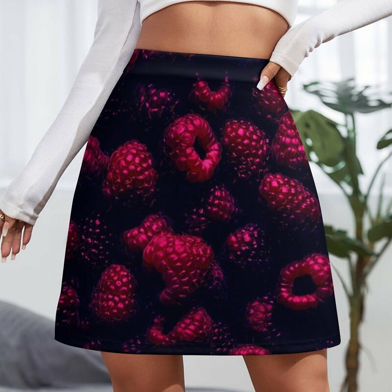 Minifalda de Raspberry para mujer, faldas nuevas, vestidos, 2023