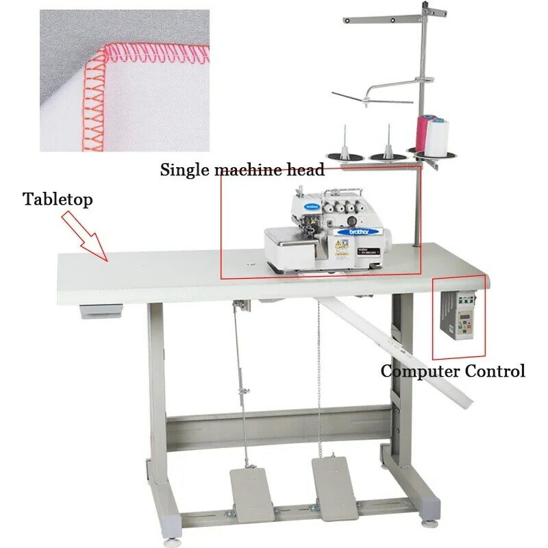 Super High Speed Overlock Sewing Machine,direct Drive Sewing Machine 3/4/5line Overedge Sewing Machine