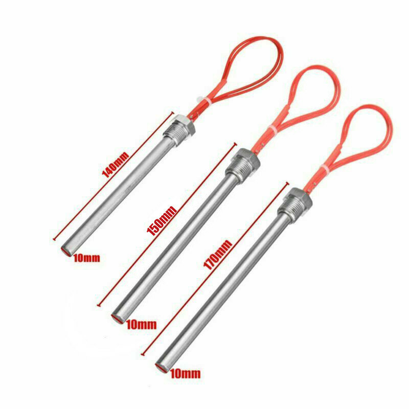 Stoves Parts Igniter Hot Rod Explosion-proof Fast Heat Fireplaces Gray+red Heating Replacement Stainless Steel