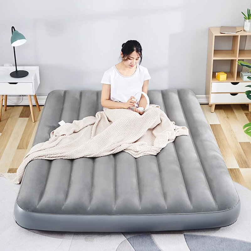 Sofá cama de aire inflable para adultos y parejas, colchón de aire Sexy para exteriores, PUF de aire natural, cama de aire para dormitorio