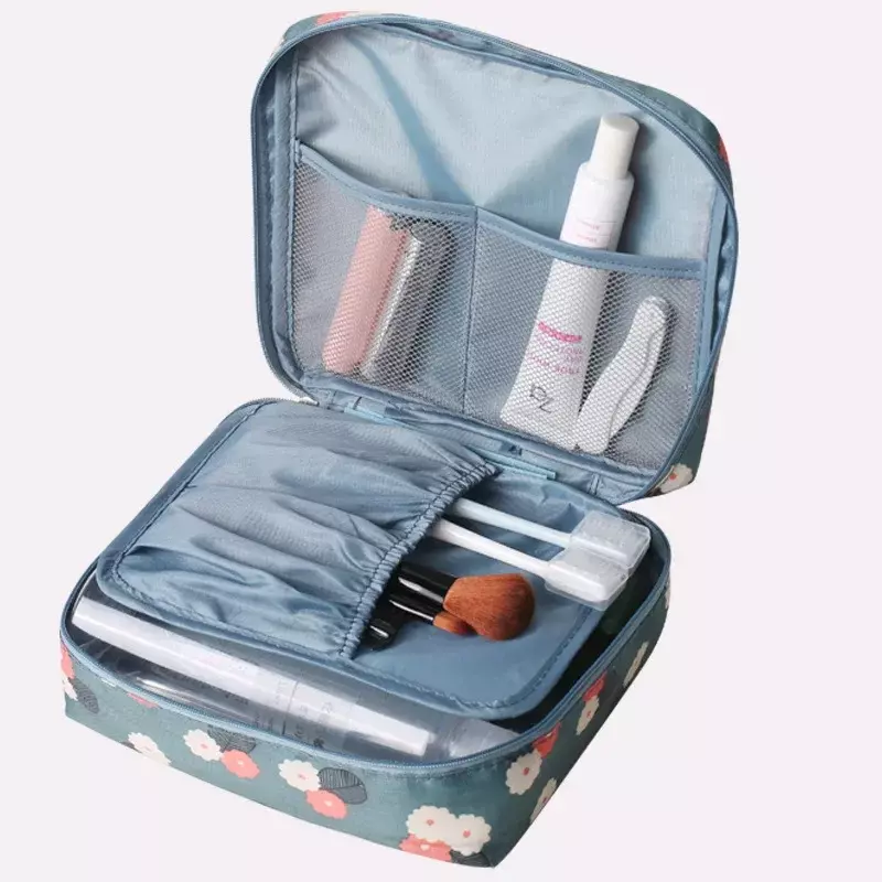 Bolsa de viaje impermeable para cosméticos, bolso portátil para organizar maquillaje, fin de semana, artículos de tocador, bolsa de almacenamiento, accesorios
